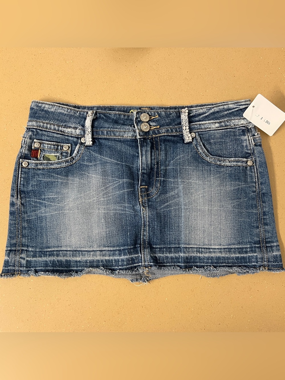 Miss Me Distressed Rhinestone Skirt - Picture 2 of 2